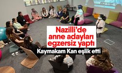Nazilli’de anne adayları egzersiz yaptı! Kaymakam Kan eşlik etti
