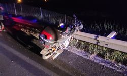 Aydın’da ilginç olay! Bariyerlere sıkışmış motosiklet bulundu