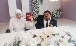 Aşk engel tanımadı: Samet ve Naime dünyaevine girdi