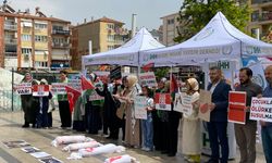 Aydın’da Gazze direnişine destek: Bebek kefenleri yürekleri dağladı