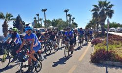 Aydın’da yüzlerce bisikletli pedal çevirdi
