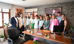Polonyalı öğrencilerden Kuşadası Belediyesi’ne ziyaret