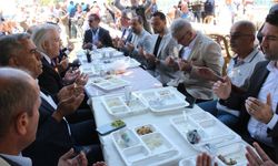 Söke'de çiftçilere özel etkinlik! Kutlama yemeği verildi
