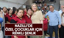 Nazilli’de özel çocuklar için renkli şenlik