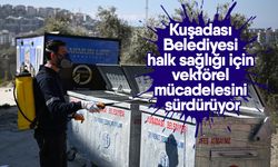 Kuşadası Belediyesi halk sağlığı için vektörel mücadelesini sürdürüyor