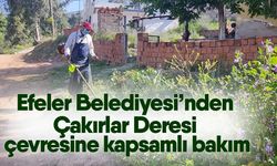 Efeler Belediyesi’nden Çakırlar Deresi çevresine kapsamlı bakım