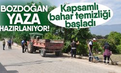 Bozdoğan yaza hazırlanıyor! Kapsamlı bahar temizliği başladı