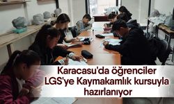 Karacasu'da öğrenciler LGS'ye Kaymakamlık kursuyla hazırlanıyor