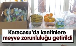 Karacasu’da kantinlere meyve zorunluluğu getirildi