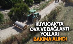 Kuyucak’ta ova ve bağlantı yolları bakıma alındı