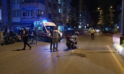 Nazilli’de iki motosiklet çarpıştı; 2 yaralı! Diğer sürücü motoruna ağladı