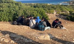Aydın’da 8 göçmen İHA ile yakalandı