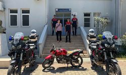 Efeler’de çalınan motosiklet Germencik’te bulundu