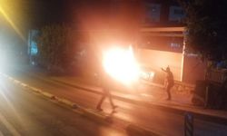 Aydın’da otomobil alevlere teslim oldu