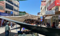 Fırtına Koçarlı Pazarı’nı vurdu: Brandalar uçtu