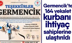 Germencik’te 164 vekalet kurbanı ihtiyaç sahiplerine ulaştırıldı