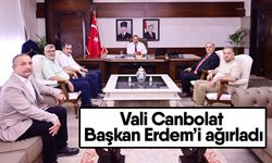 Vali Canbolat Başkan Erdem’i ağırladı