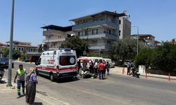 Nazilli’de motosikletle minibüs çarpıştı: 1 yaralı