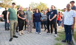Çerçioğlu yangın bölgesinde: "Yangını kontrol altına almakta için çalışmaya devam ediyoruz"