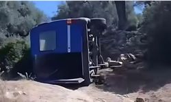 Aydın’da korkutan kaza! Freni tutmayan minibüs devrildi: 6 yaralı