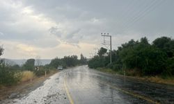 Aydın’a beklenen yağış geldi: Vatandaş serinledi