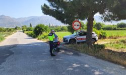 Aydın’da jandarmadan motosiklet sürücülerine sıkı denetim! 155 sürücüye ceza