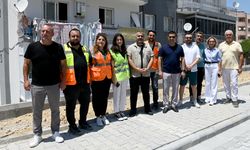 Başkan Ömer Günel hizmet ekibi ile sahada