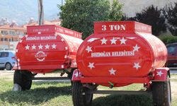 Bozdoğan Belediyesi’ne 3 yeni su tankeri! Yangınla mücadeleye destek olacak