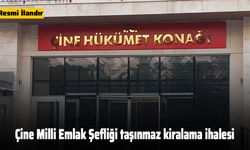 Çine Milli Emlak Şefliği taşınmaz kiralama ihalesi
