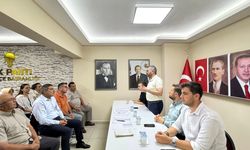 Özmen, iki ilçede partililerle buluştu
