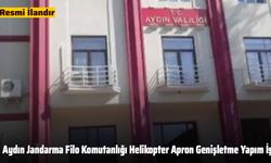 Aydın Jandarma Filo Komutanlığı Helikopter Apron Genişletme Yapım İşi