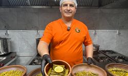 Söke’de çömlekte sarma lezzeti