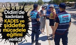 Didim’de kadınlara KADES ve şiddetle mücadele eğitimi verildi