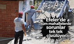 Efeler’de tüm mahallelerde sorunlar tek tek çözülüyor