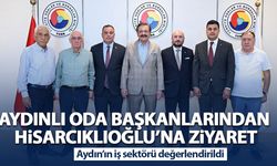 Aydınlı oda başkanlarından Hisarcıklıoğlu’na ziyaret