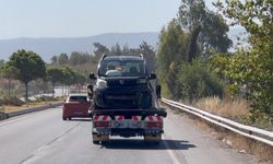 Söke'de kaza! Otomobil refüje çarptı: 1 yaralı