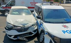 Nazilli’de kontrolsüz çıkış kazaya yol açtı! 2 polis yaralandı