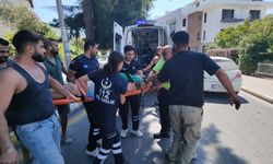 Kuşadası’nda feci kaza! Sürücü ağır yaralandı