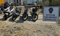 Aydın’da motosiklet hırsızları tutuklandı! 4 çalıntı motosiklet ele geçirildi