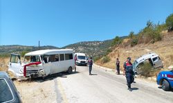Germencik’te feci kaza! 3’ü ağır 8 kişi yaralandı