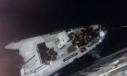 Didim’de 15 düzensiz göçmen kurtarıldı