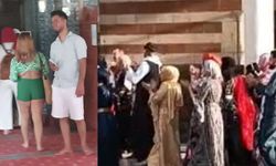 Cami camilikten çıktı! Uygunsuz kıyafetlerle giriliyor alkışlar çalınıp zılgıtlar atılıyor