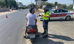 Efeler’de motosiklet sürücüleri bilgilendirildi