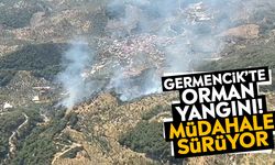 Germencik’te orman yangını! Müdahale sürüyor