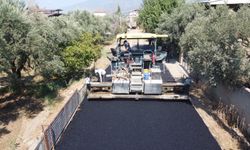 Kuyucak'ta yol çalışması tamamlandı