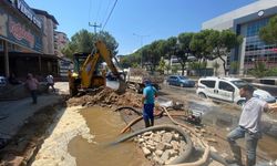Nazilli’de su borusu patladı: ASKİ müdahale etti