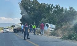 Aydın’da acı kaza! Araç şarampole devrildi: 1 ölü