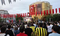 Aydın'da milli maç heyecanı dev ekranda