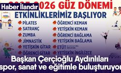 Başkan Çerçioğlu Aydınlıları spor, sanat ve eğitimle buluşturuyor