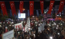 Aydın’da Filistin’e destek yürüyüşü